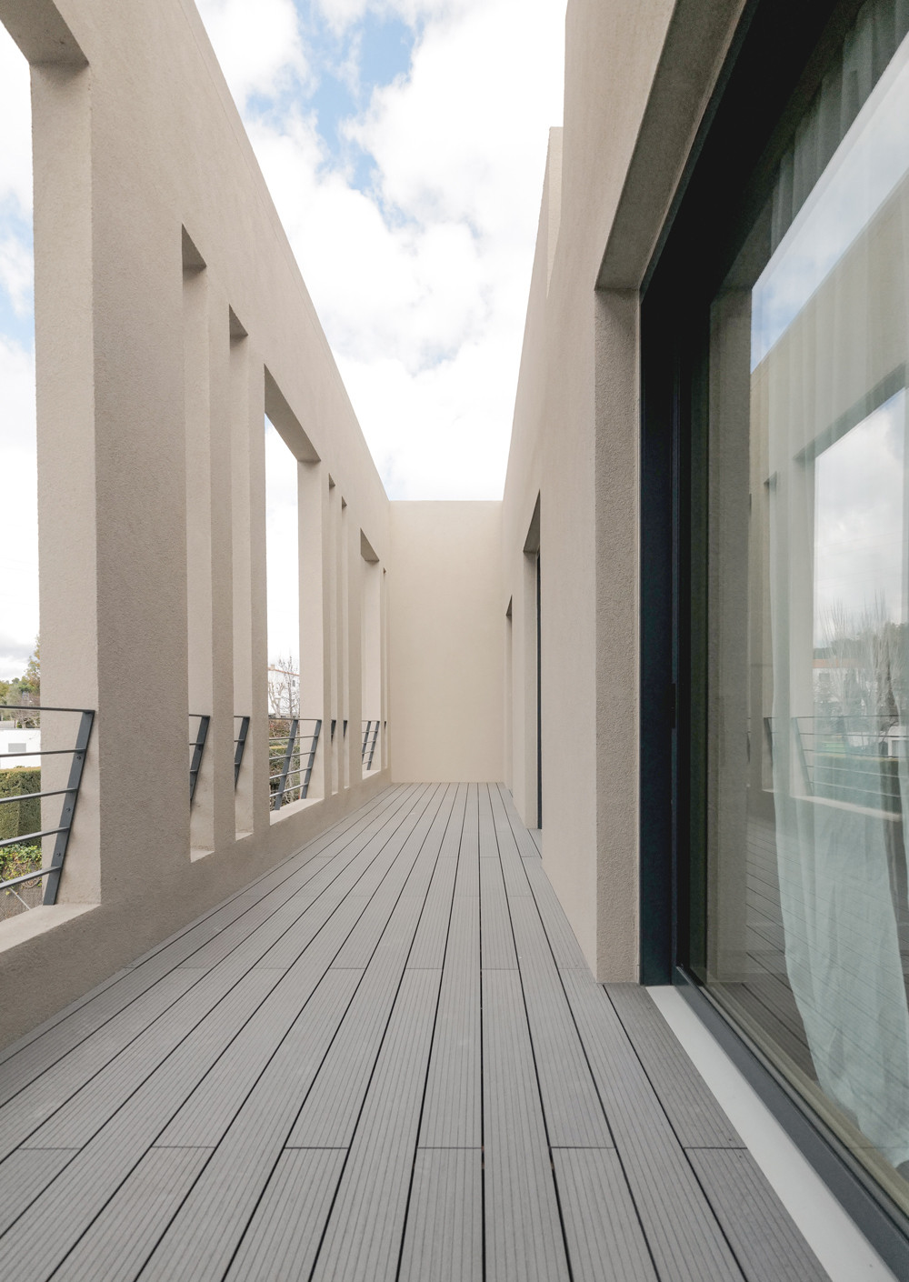 Terraza exterior con suelo técnico, Tres Cantos